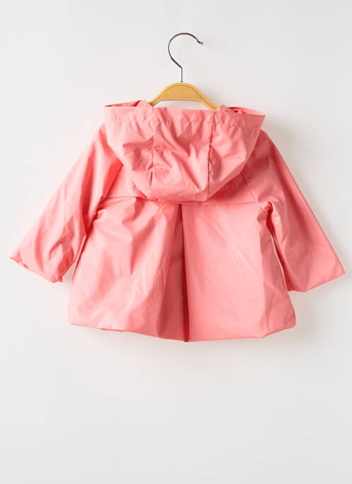 Imperméable poches a capuche rose MAYORAL fille
