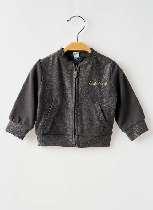 Veste casual resserrée sur le bas gris 3 POMMES fille