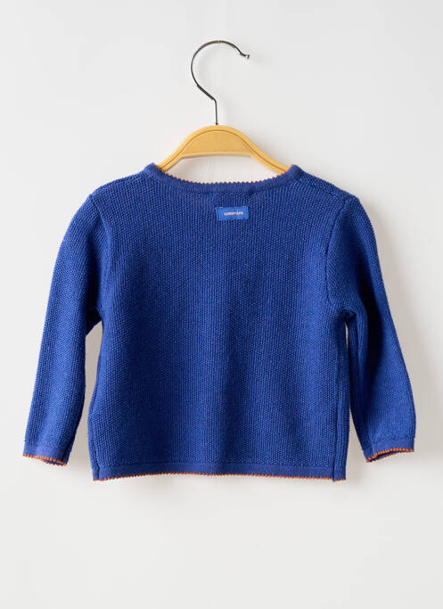 Gilet manches longues resserrée sur le bas bleu CATIMINI fille