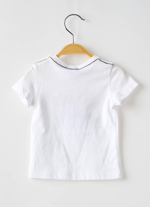 T-shirt stretch manches courtes blanc ABSORBA garcon