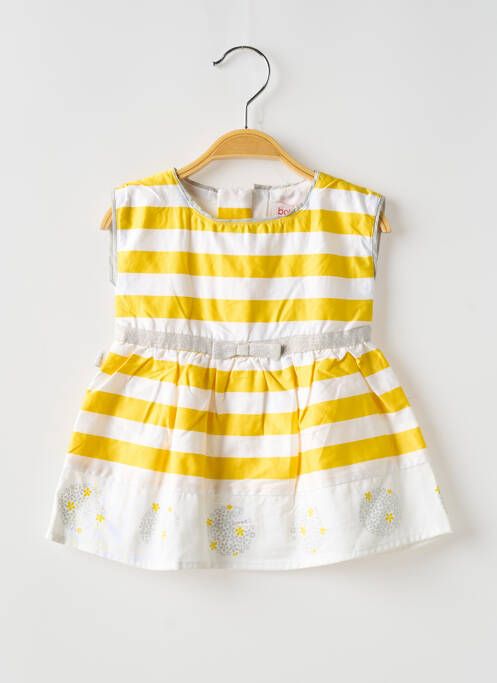 Robe mi-longue jaune BOBOLI pour fille