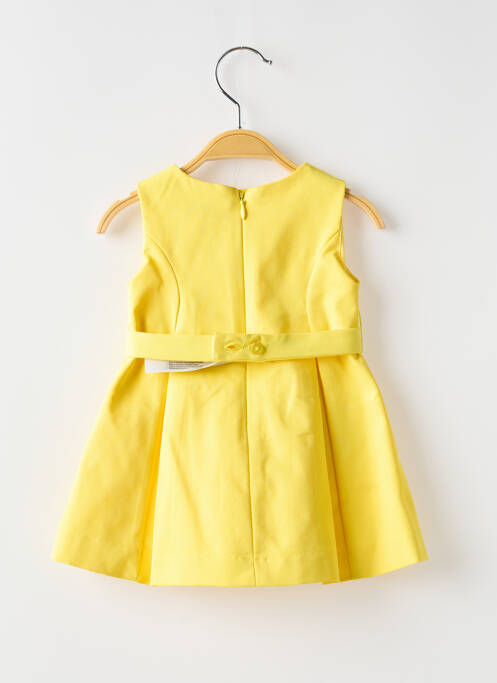 Robe mi-longue jaune MAYORAL fille