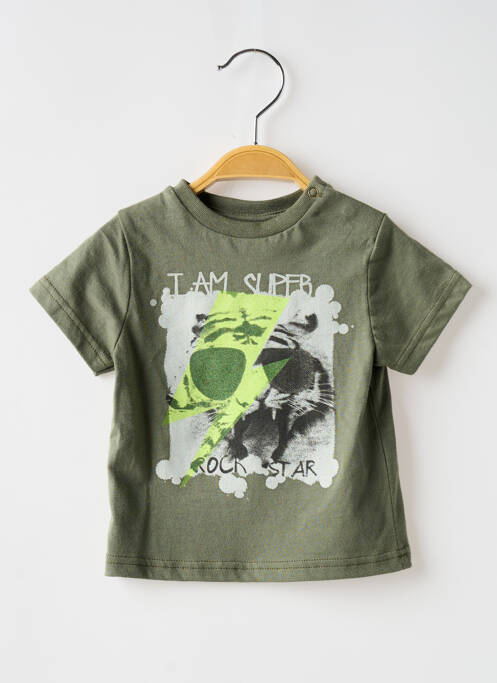 T-shirt vert 3 POMMES pour garçon