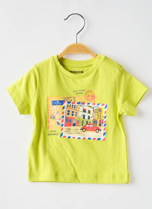 T-shirt vert MAYORAL pour garçon