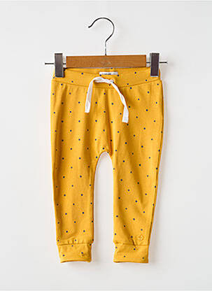 Pantalon slim stretch taille élastique jaune NOPPIES fille