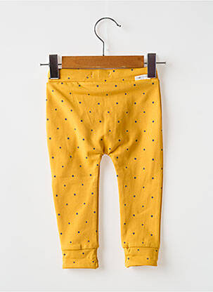 Pantalon slim stretch taille élastique jaune NOPPIES fille