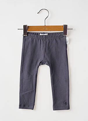 Legging bio taille élastique gris NOPPIES fille