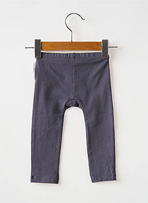 Legging bio taille élastique gris NOPPIES fille