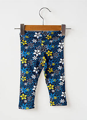 Legging coupe ajustée taille élastique bleu BOBOLI fille