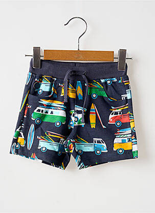 Short poches taille élastique bleu BOBOLI garçon