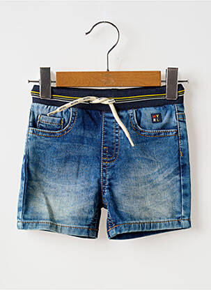Short délavé taille élastique bleu MAYORAL garçon