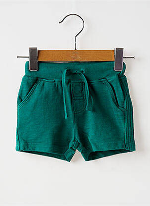 Short stretch taille élastique vert BOBOLI garçon
