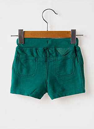 Short stretch taille élastique vert BOBOLI garçon