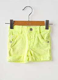 Short tissage popeline taille ajustable jaune BOBOLI garcon