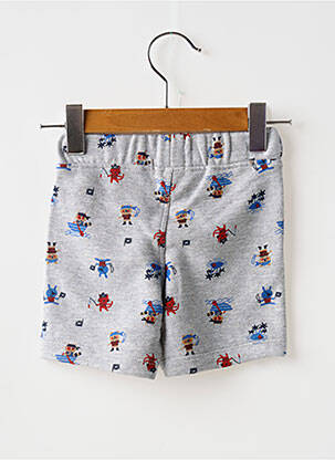 Short stretch taille élastique gris ABSORBA garçon
