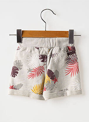 Short stretch taille à pinces gris BOBOLI fille