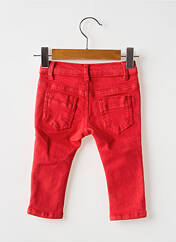 Jeans coupe slim rouge 3 POMMES pour garçon seconde vue