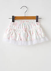 Jupe mi-longue rose 3 POMMES pour fille seconde vue