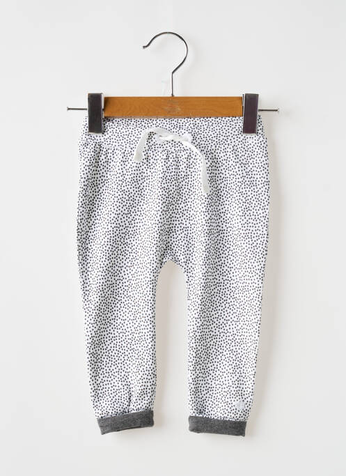Pantalon slim bio taille élastique blanc NOPPIES fille
