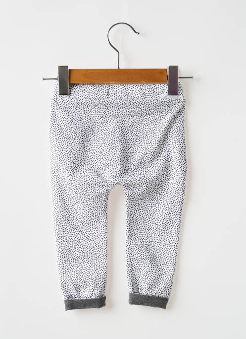 Pantalon slim bio taille élastique blanc NOPPIES fille