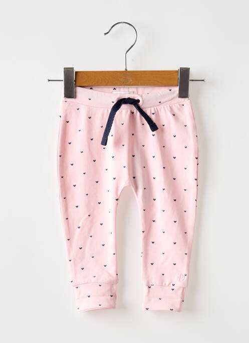 Pantalon slim bio taille élastique rose NOPPIES fille