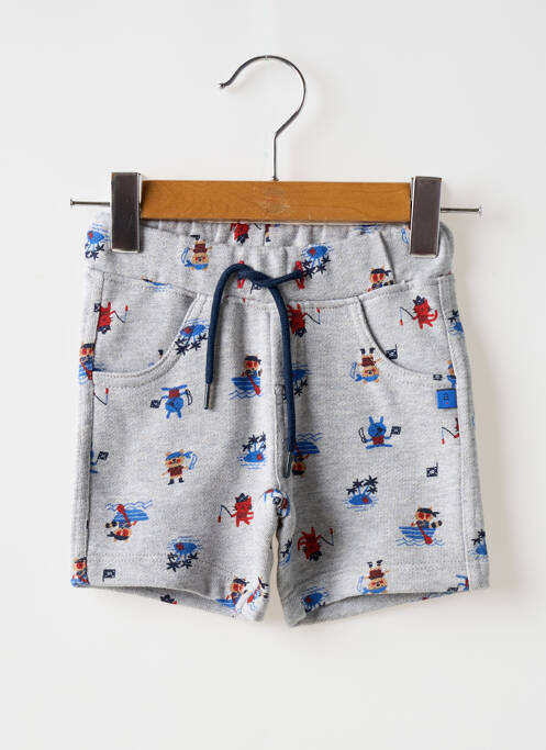 Short stretch taille élastique gris ABSORBA garcon