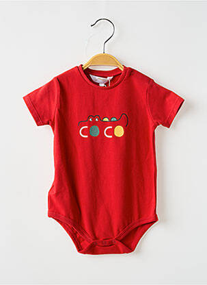 Body lingerie col rond rouge MAYORAL garcon