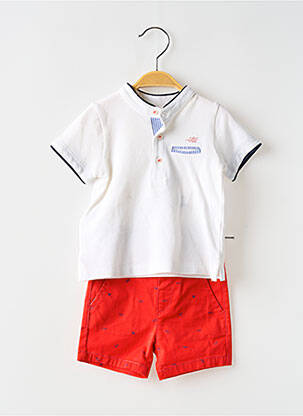 Ensemble short taille ajustable rouge MAYORAL garçon