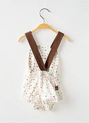 Barboteuse blanc BOBOLI pour enfant seconde vue