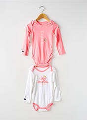 Body lingerie blanc SUCRE D'ORGE pour fille seconde vue