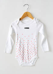 Body lingerie blanc SUCRE D'ORGE pour fille seconde vue