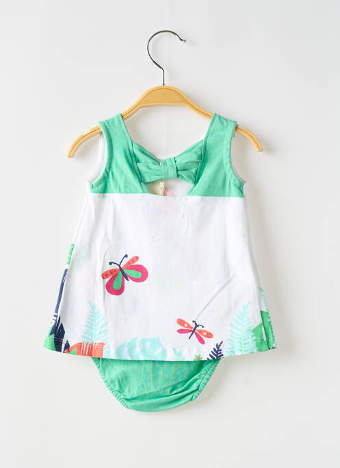 Ensemble short taille élastique vert BOBOLI fille