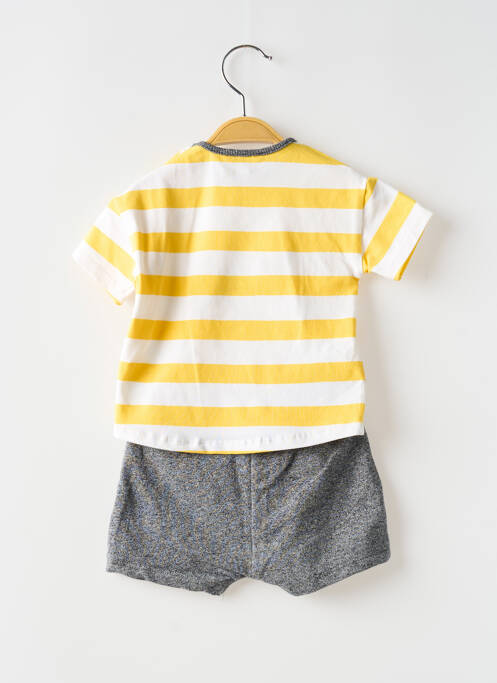 Ensemble short taille élastique jaune MAYORAL garcon