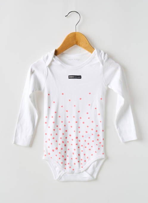 Body lingerie blanc SUCRE D'ORGE pour fille