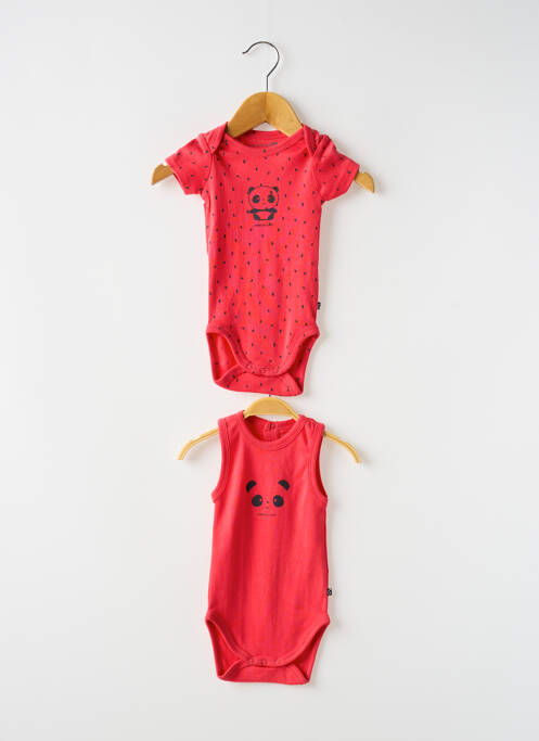 Body lingerie rose SUCRE D'ORGE pour fille