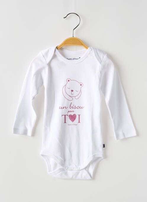 Body lingerie rose SUCRE D'ORGE pour fille