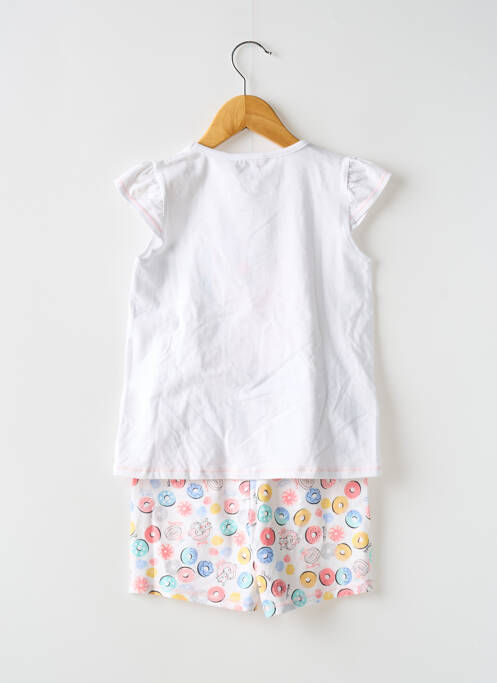 Pyjashort blanc BOBOLI fille