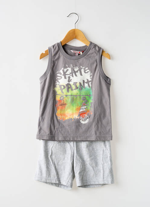 Pyjashort gris BOBOLI pour garçon