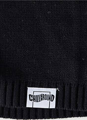 Bonnet noir CHILLAROUND pour unisexe seconde vue