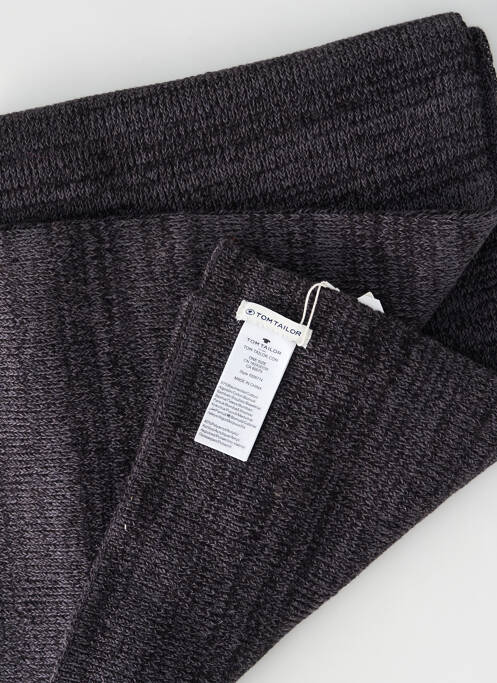 Echarpe stretch gris TOM TAILOR homme