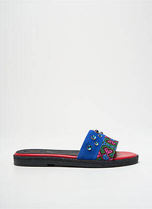 Mules/sabots bout ouvert talon plat jusqu'à 3cm bleu GEOX femme