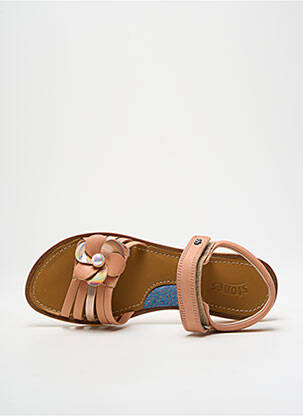 Sandales/nu pieds chiquet talon plat jusqu'à 3cm rose STONES AND BONES femme