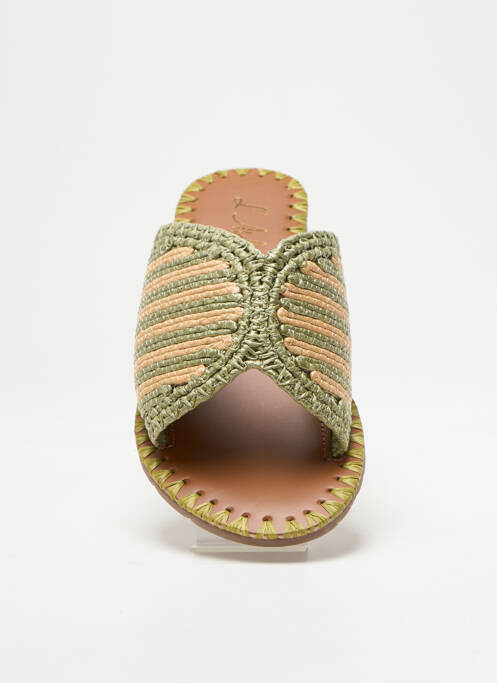 Mules/Sabots vert L'ATELIER TROPÉZIEN pour femme