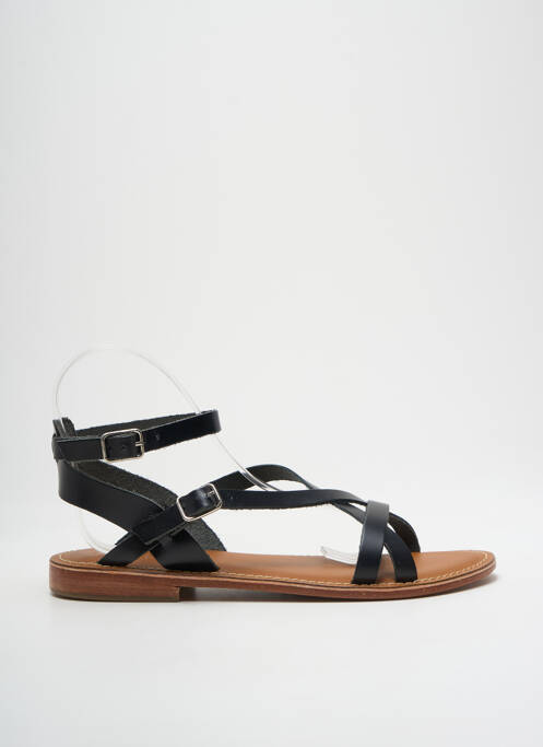 Sandales/Nu pieds noir L'ATELIER TROPÉZIEN pour femme