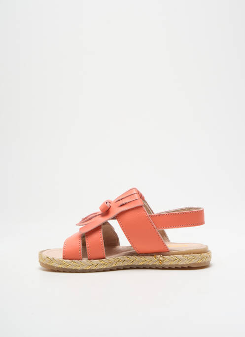 Sandales/Nu pieds orange STONES AND BONES pour fille