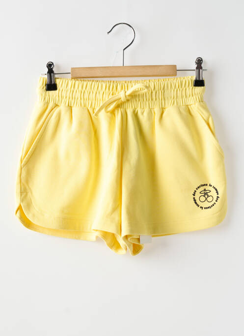 Short jaune LE TEMPS DES CERISES pour fille