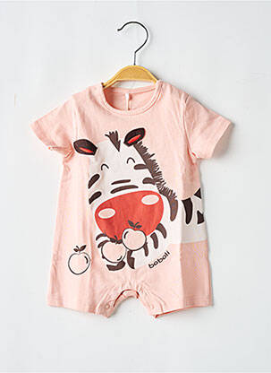 Barboteuse rose BOBOLI pour fille