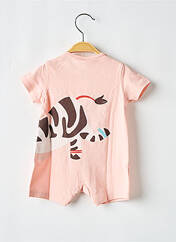 Barboteuse rose BOBOLI pour fille seconde vue