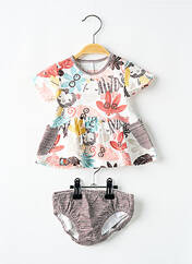 Ensemble short blanc BOBOLI pour fille seconde vue