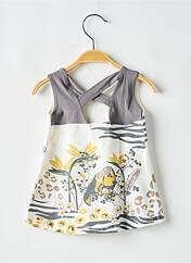 Robe courte blanc BOBOLI pour fille seconde vue